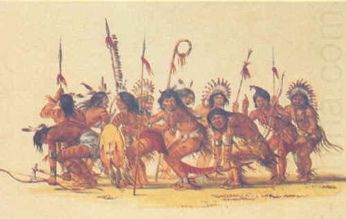 George Catlin War Dance china oil painting image